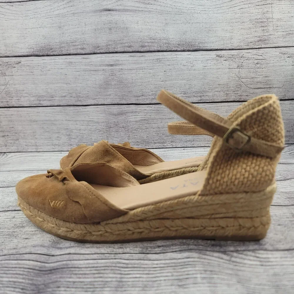 Viscata Espadrilles Tan Size EU 40 US 9 Suede